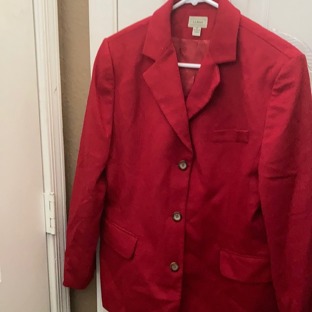 FINAL MARKDOWN Heavyweight l.l bean blazer 12p
